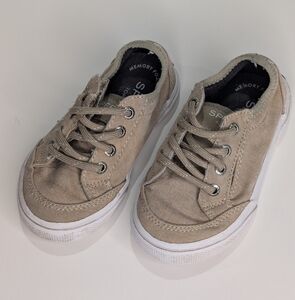 ⚓️ Sperry Top-Sider Tan Canvas Sneakers — Toddler Size 6